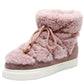 Ankle Boots Fur Fluffy Flat Winter