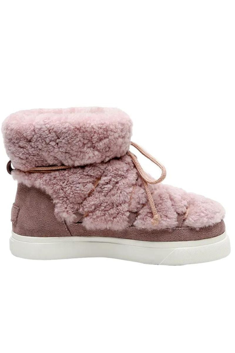 Ankle Boots Fur Fluffy Flat Winter