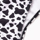 3 Stück Riemchenausschnitt mit Leopardenmuster | Bikini-Set