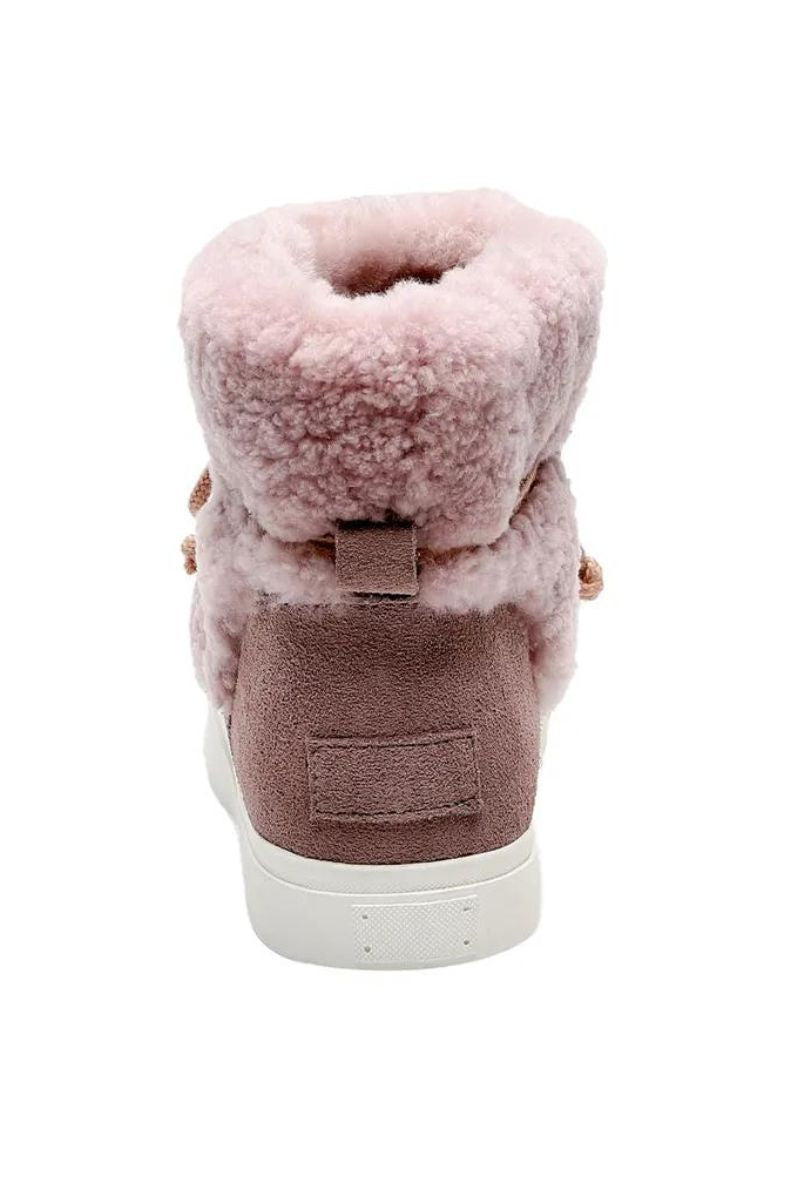 Ankle Boots Fur Fluffy Flat Winter