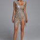 SEYDA Glitter Mesh Dress