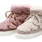 Ankle Boots Fur Fluffy Flat Winter