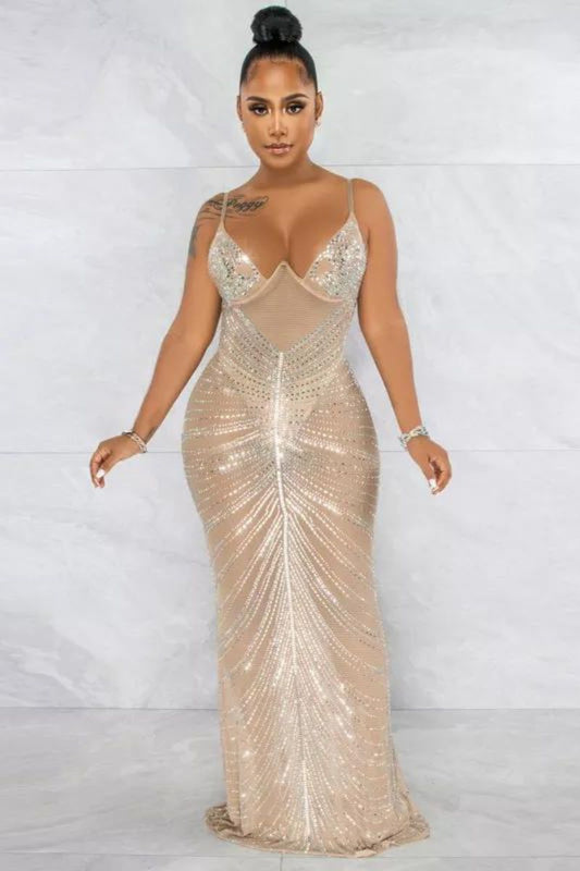 BEYONCE GLITTER DRESS