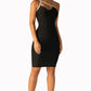 SANDRINA DIAMANTÉ-CUT-OUT-KLEID 