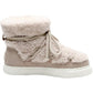 Ankle Boots Fur Fluffy Flat Winter