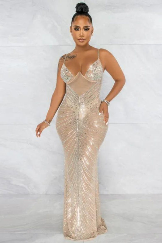 BEYONCE GLITTER DRESS