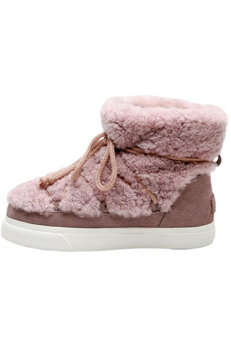 Ankle Boots Fur Fluffy Flat Winter