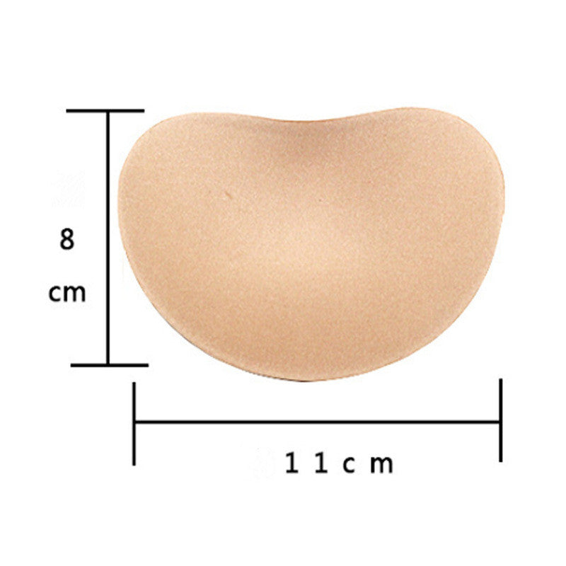 Self-adhesive bra pads reusable