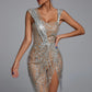 SEYDA Glitter Mesh Dress