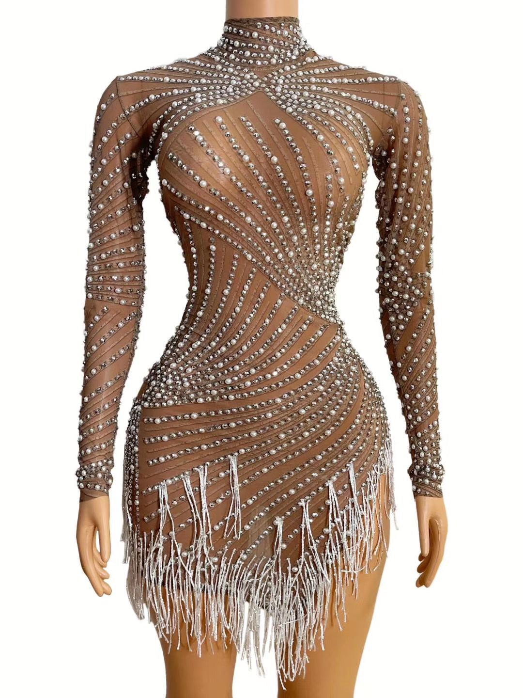 CHANELA  DIAMANTÉ DRESS