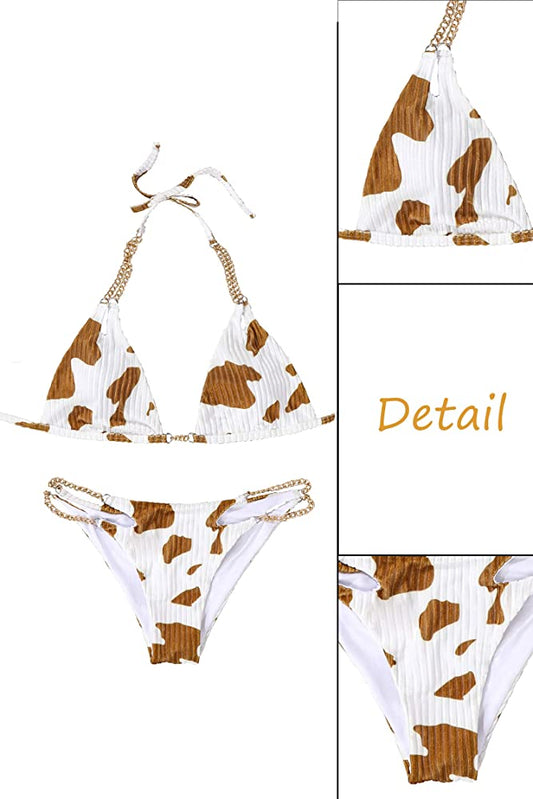 STELLA | BIKINI-SET MIT KETTENRIEMEN