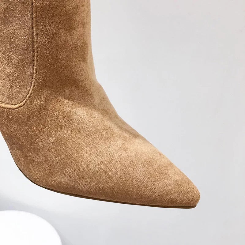 LARISSA | Suede Stiletto Boots