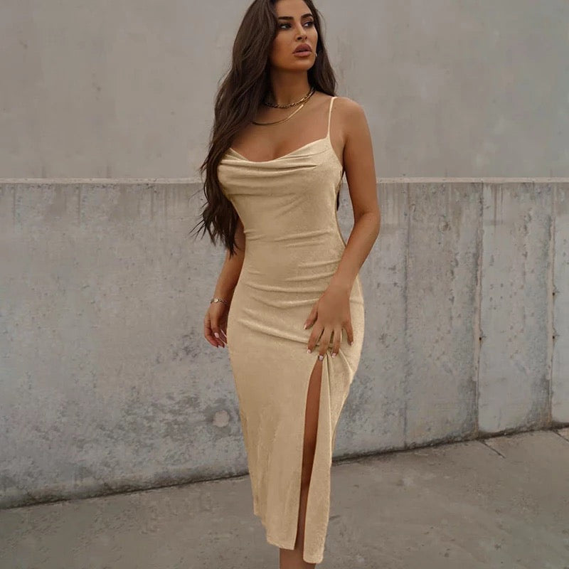 MARISA | Maxi Dress with Slit